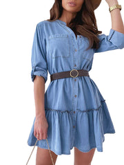 Load image into Gallery viewer, Denim Dress