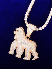 Load image into Gallery viewer, Ape Pendant Necklace
