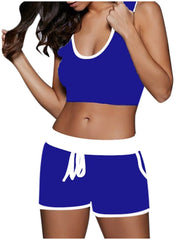 Load image into Gallery viewer, Crop Top & Shorts Outfit