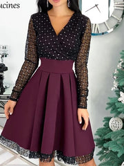 Load image into Gallery viewer, Long Sleeved Sheer Top Dress