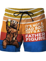 Load image into Gallery viewer, IT'S NOT A DAD BOD IT'S A FATHER FIGURE Swim Shorts