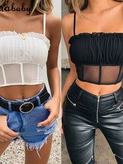 Load image into Gallery viewer, Ruffle Crop Top