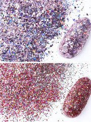 Load image into Gallery viewer, Mix Glitter Nail Flakes Set (8 containers)