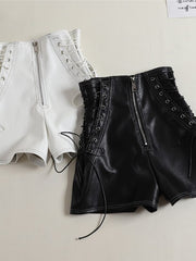 Load image into Gallery viewer, Side Lace-Up Shorts