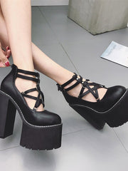 Load image into Gallery viewer, Chunky High Heels