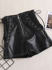 Load image into Gallery viewer, Side Lace-Up Shorts