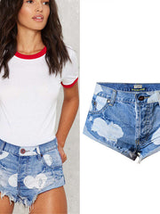 Load image into Gallery viewer, Jeans Shorts