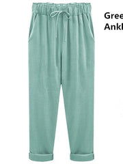 Load image into Gallery viewer, Linen Baggy Pants