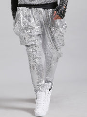 Load image into Gallery viewer, Sequin Harem Pants