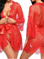 Load image into Gallery viewer, Sexy Lace Robe