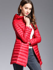 Load image into Gallery viewer, Padded Hooded Jacket