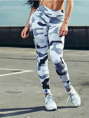 Load image into Gallery viewer, High Waist Camouflage Print Leggings