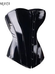 Load image into Gallery viewer, Faux Leather Corset