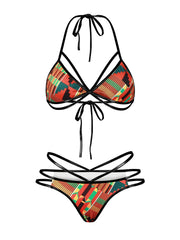 Load image into Gallery viewer, Bikini Ethnic Color Pattern Print