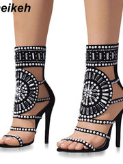 Load image into Gallery viewer, Beaded High Heels