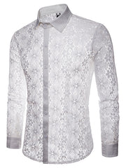 Load image into Gallery viewer, Long Lace Sleeve Shirt