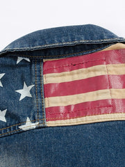 Load image into Gallery viewer, Sleeveless Denim Jacket