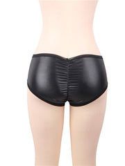 Load image into Gallery viewer, Faux Leather Scrunch Butt Underwear