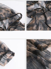 Load image into Gallery viewer, Sheer Hooded Top