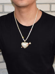 Load image into Gallery viewer, Heart Arrow Necklace & Pendant