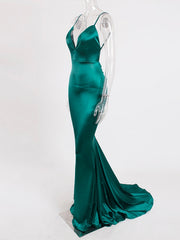 Load image into Gallery viewer, Long Satin Gown