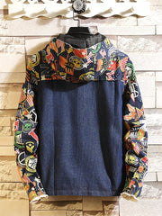 Load image into Gallery viewer, Hooded Jean Jacket