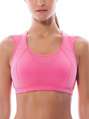 Load image into Gallery viewer, High Impact Mesh Panel Sports Bra