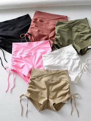 Load image into Gallery viewer, Side Drawstring Booty Shorts