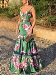 Load image into Gallery viewer, Floral Maxi Dress