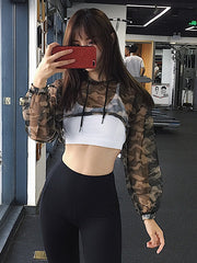 Load image into Gallery viewer, Sheer Hooded Top