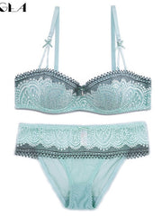 Load image into Gallery viewer, Detailed Lace Bra and Underwear