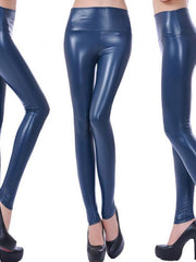 Load image into Gallery viewer, High Waist Faux Leather Pants