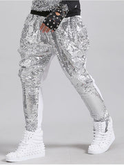 Load image into Gallery viewer, Sequin Harem Pants