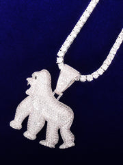 Load image into Gallery viewer, Ape Pendant Necklace