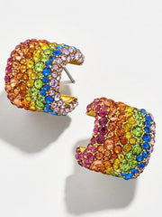 Load image into Gallery viewer, Women CZ Rainbow Earrings Cubic Zirconia - vendach
