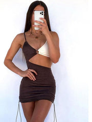 Load image into Gallery viewer, Cutout Mini Dress