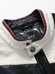 Load image into Gallery viewer, Leather Motorcycle Jacket