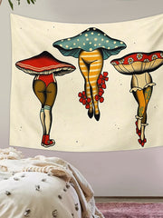Load image into Gallery viewer, Tapestry Mushrooms Art