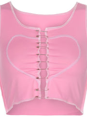 Load image into Gallery viewer, Safety Pin Crop Top