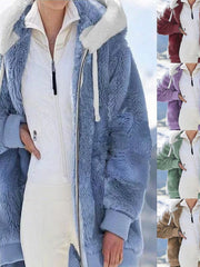 Load image into Gallery viewer, Soft Faux Fur Winter Jacket