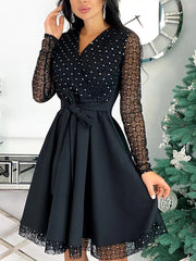 Load image into Gallery viewer, Long Sleeved Sheer Top Dress