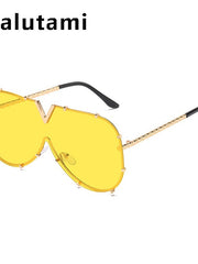 Load image into Gallery viewer, Vintage Shield Sunglasses For Women
