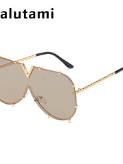 Load image into Gallery viewer, Vintage Shield Sunglasses For Women