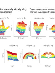 Load image into Gallery viewer, Rainbow Pins
