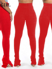 Load image into Gallery viewer, Side Slit Legs Pants