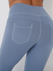 Load image into Gallery viewer, High Waist Denim Leggings
