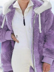 Load image into Gallery viewer, Soft Faux Fur Winter Jacket