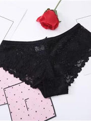 Load image into Gallery viewer, Sexy Low Waist Floral Lace Panties