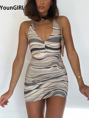 Load image into Gallery viewer, Halter Mini Dress