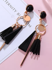 Load image into Gallery viewer, Black & Gold Acrylic Earrings